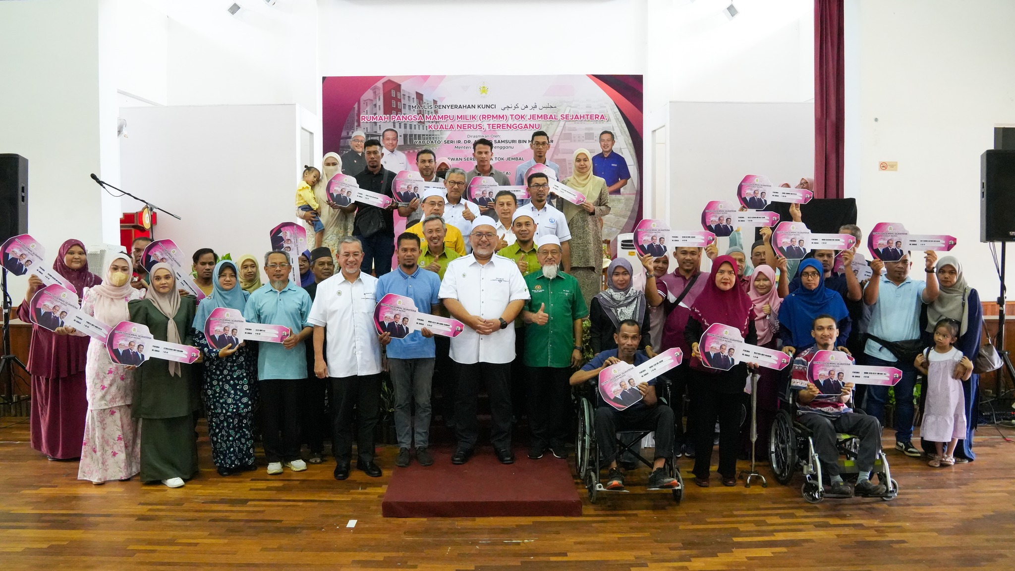 MAJLIS PENYERAHAN KUNCI RPMM TOK JEMBAL