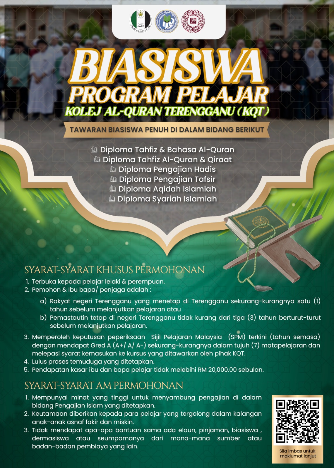 Biasiswa Program Pelajar KQT YPM